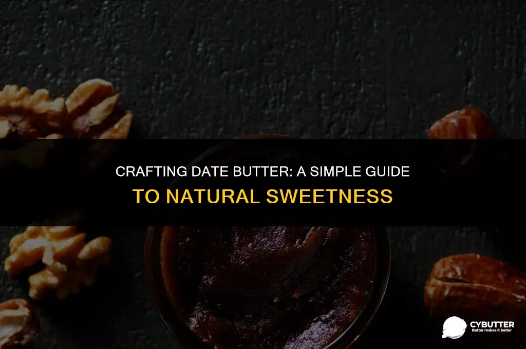 how to make date butter