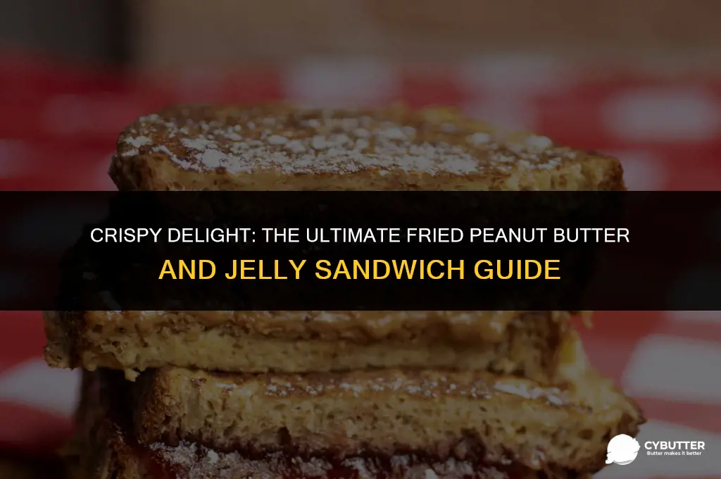 how to make fried peanut butter and jelly sandwich
