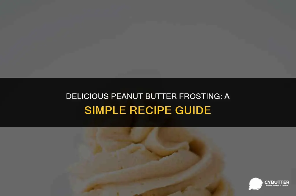 how to make frosting with peanut butter