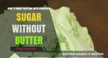 Easy Powdered Sugar Frosting: Butter-Free Recipe for Beginners