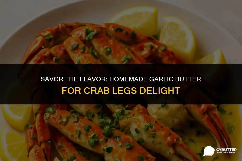 how to make garlic butter for crab legs