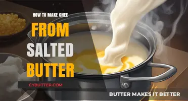 Transforming Salted Butter into Golden Ghee: A Simple Guide