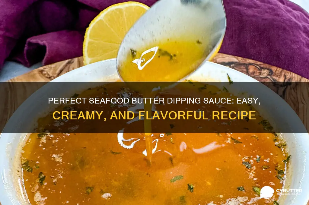 how to make good dipping butter for seafood