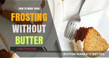 Creamy Frosting Alternatives: Butter-Free Recipes for Delicious Desserts
