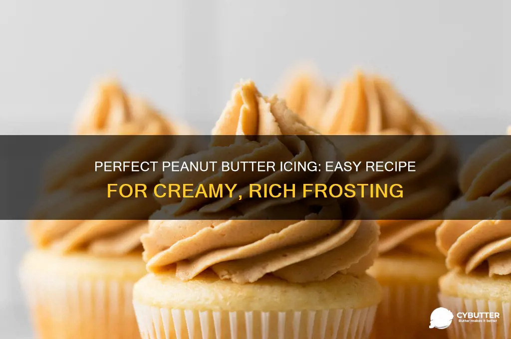 how to make good peanut butter icing