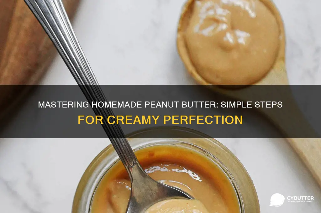 how to make good peanut butter