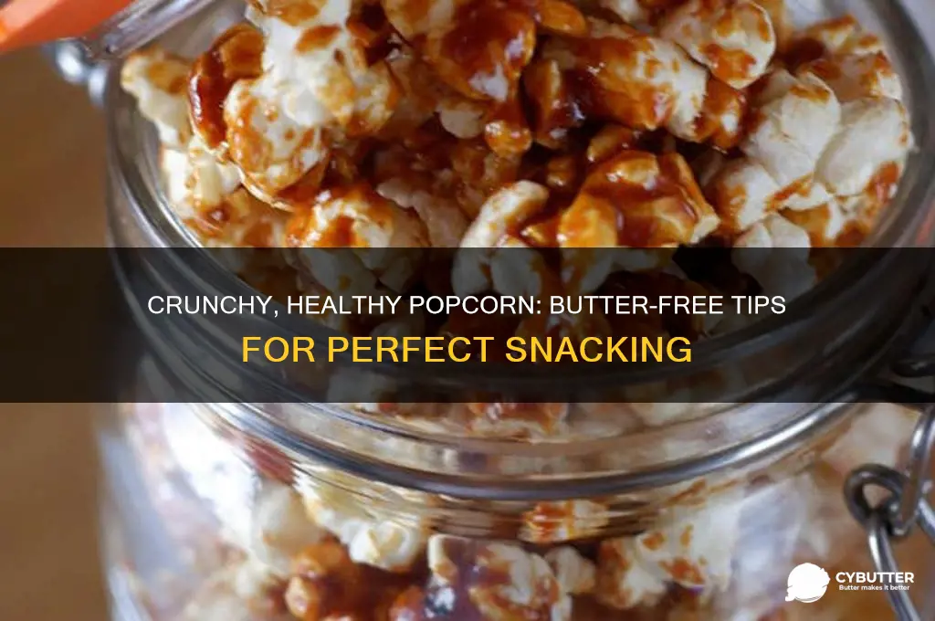 how to make good popcorn without butter