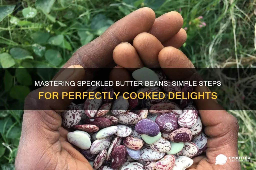 how to make good speckled butter beans