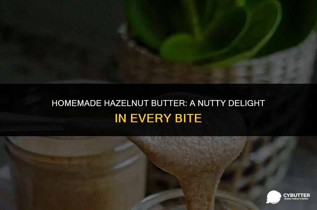 how to make hazelnut butter