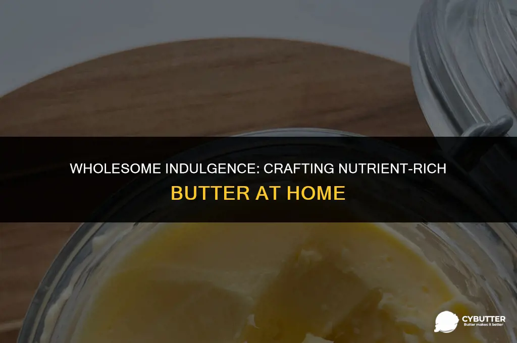 how to make healthy butter