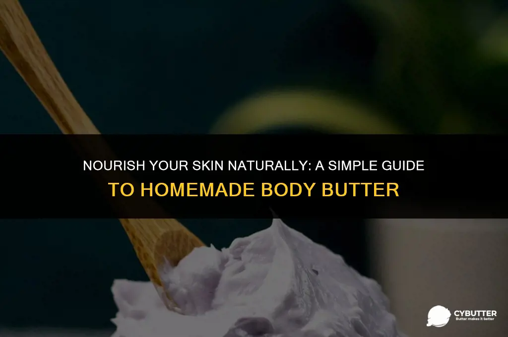 how to make homemade body butter