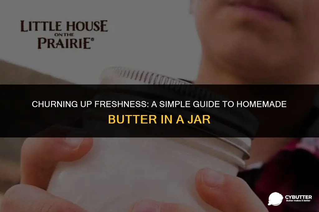 how to make homemade butter in a jar