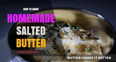 Crafting Richness: The Simple Art of Homemade Salted Butter