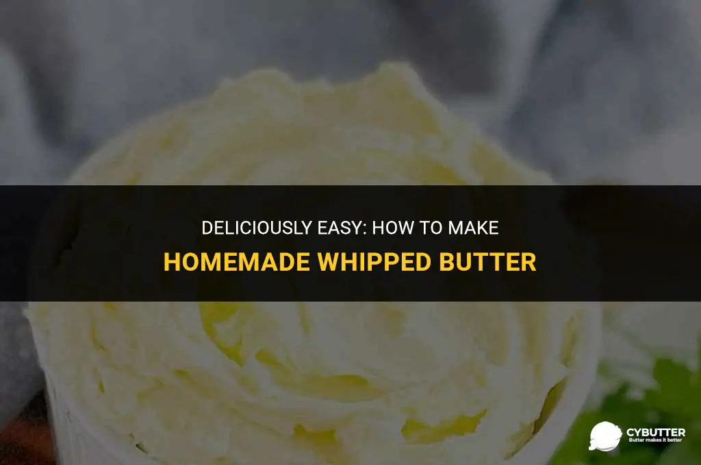 how to make homemade whipped butter