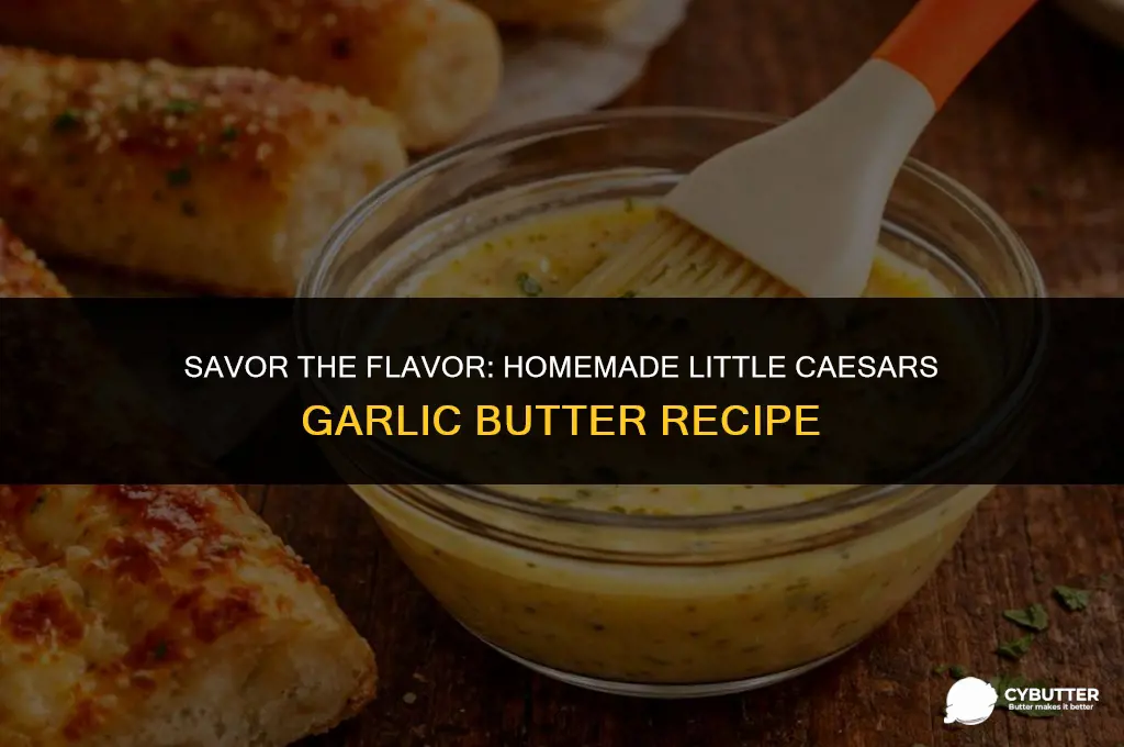 how to make little caesars garlic butter