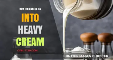 From Milk to Heavy Cream: A Simple Dairy Transformation Guide
