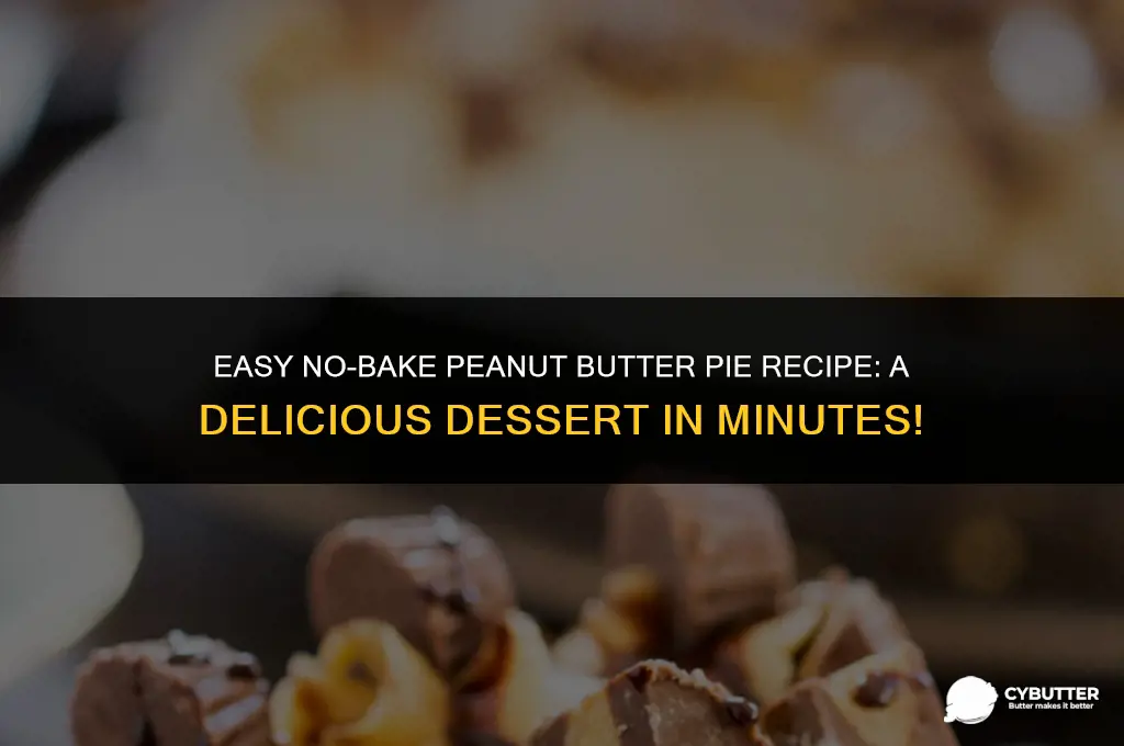 how to make no bake peanut butter pie