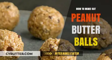 Delicious Oat Peanut Butter Balls: A Healthy Snack Recipe