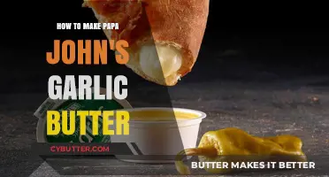 Crafting Papa John's Signature Garlic Butter: A Flavorful Guide