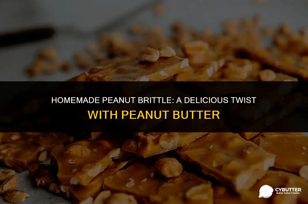 how to make peanut brittle with peanut butter