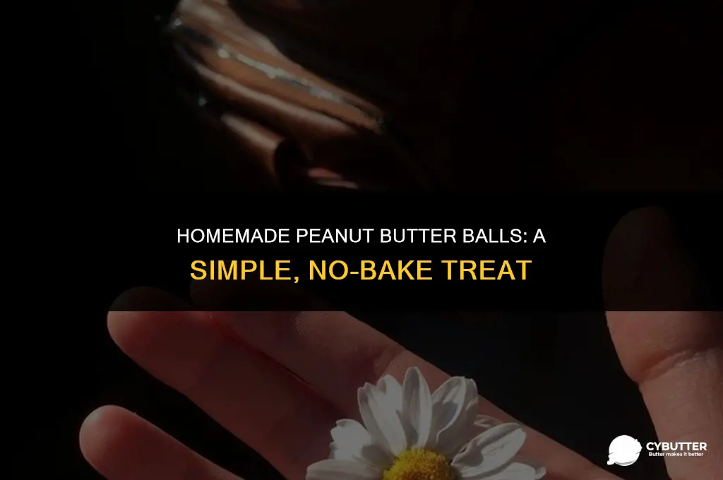 how to make peanut butter balls from scratch
