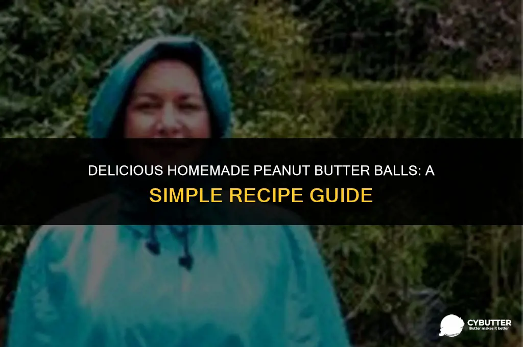 how to make peanut butter balls recipe