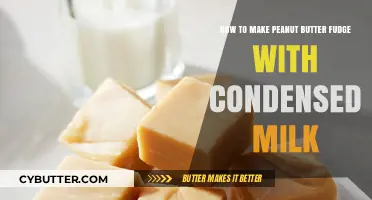 Easy Peanut Butter Fudge Recipe with Condensed Milk