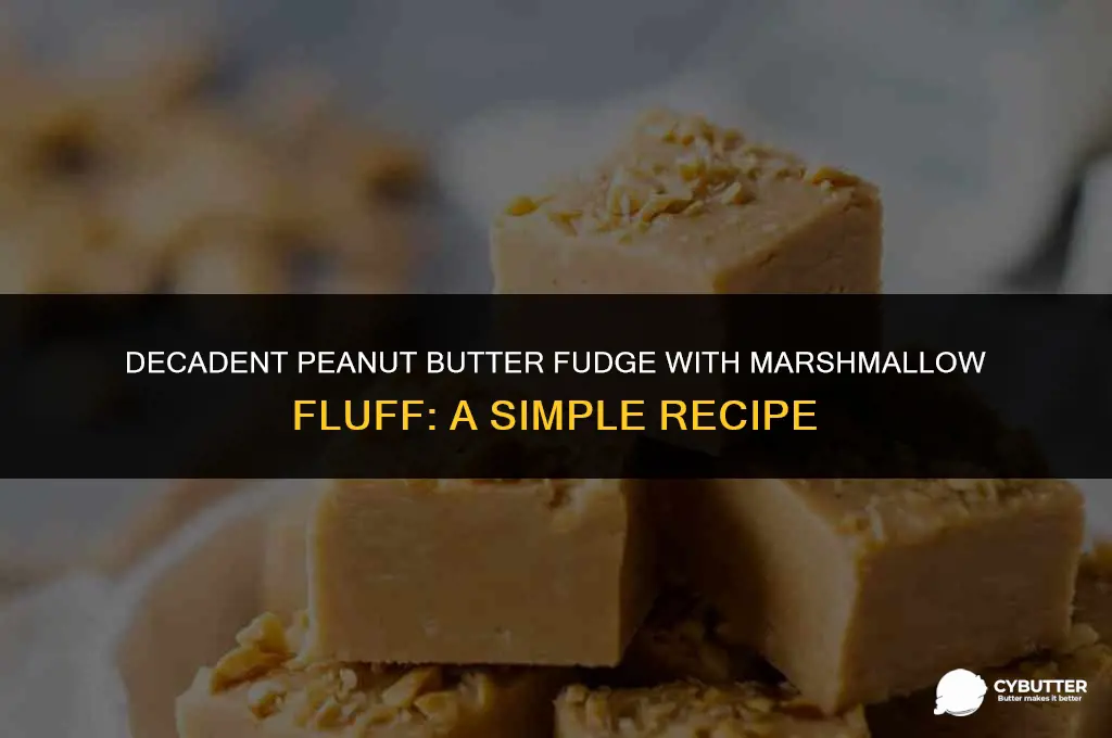 how to make peanut butter fudge with marshmallow fluff