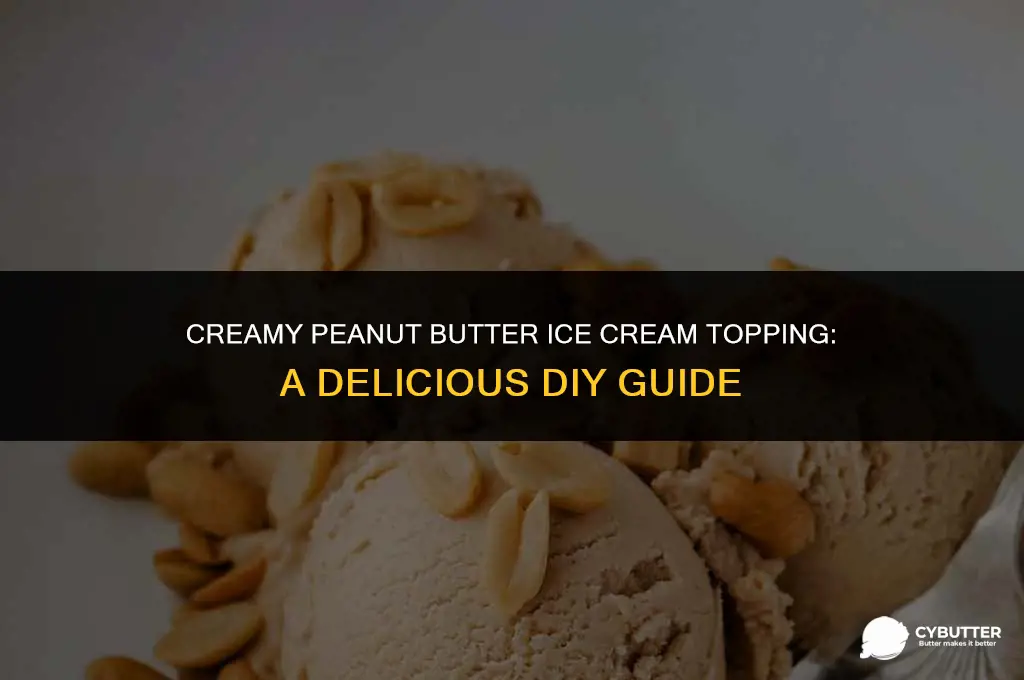 how to make peanut butter ice cream topping