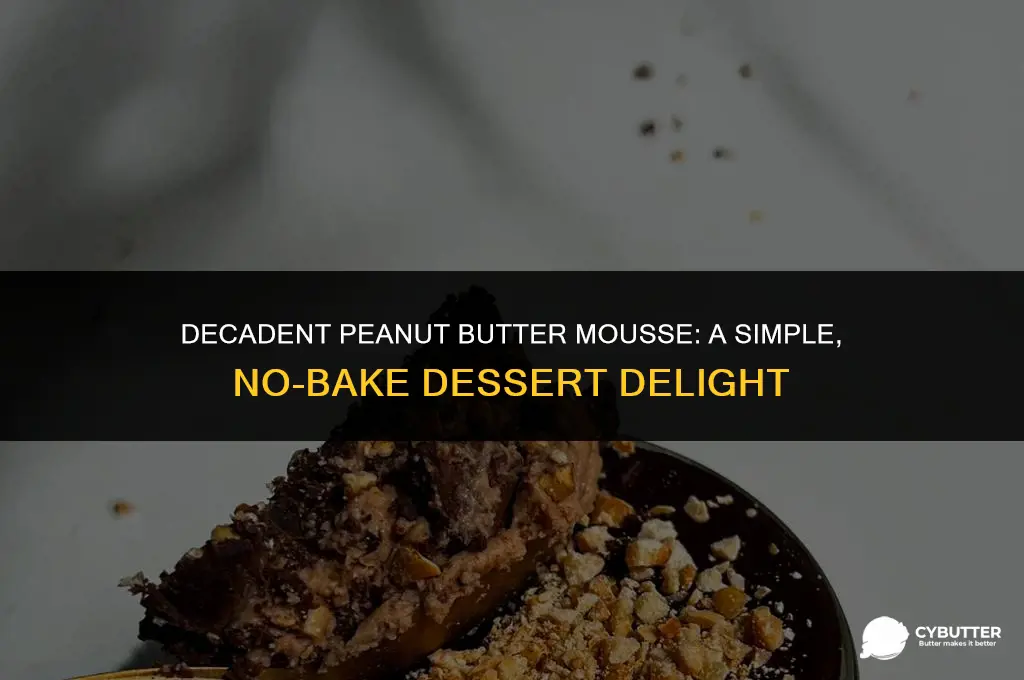 how to make peanut butter mousse
