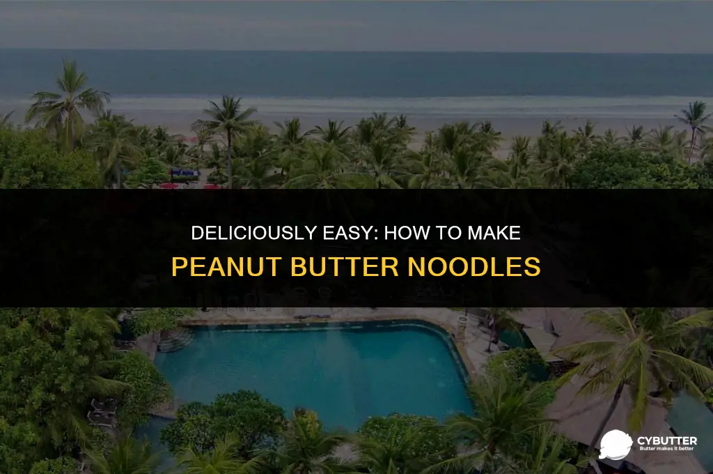 how to make peanut butter noodles