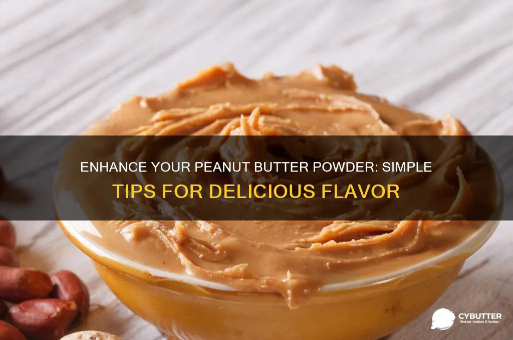 how to make peanut butter powder taste good