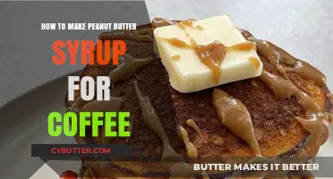 Rich and Creamy: Homemade Peanut Butter Syrup for Your Coffee