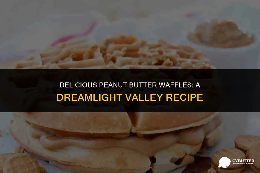 how to make peanut butter waffles dreamlight valley