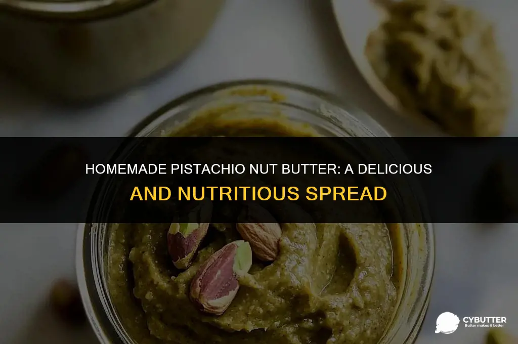 how to make pistachio nut butter