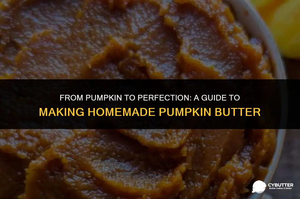 how to make pumpkin butter from fresh pumpkin