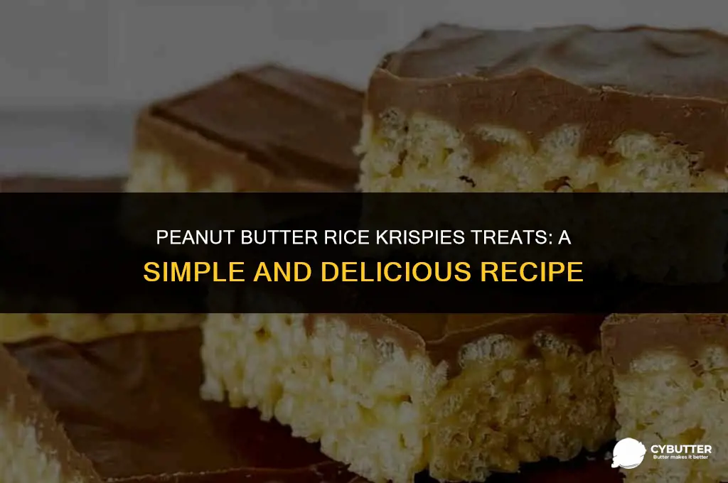 how to make rice krispies treats with peanut butter