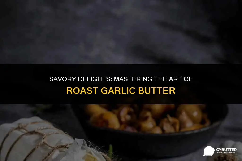 how to make roast garlic butter