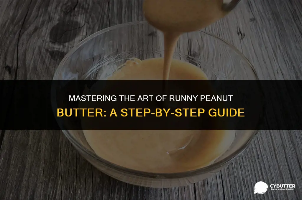 how to make runny peanut butter
