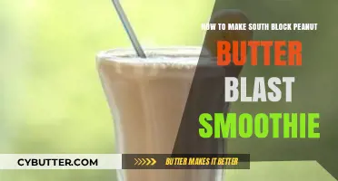 Peanut Butter Blast: A South Block Smoothie Sensation