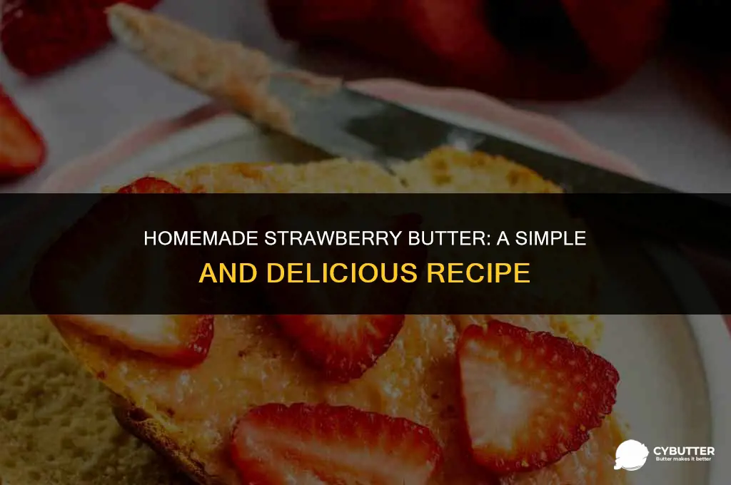 how to make strawberry butter