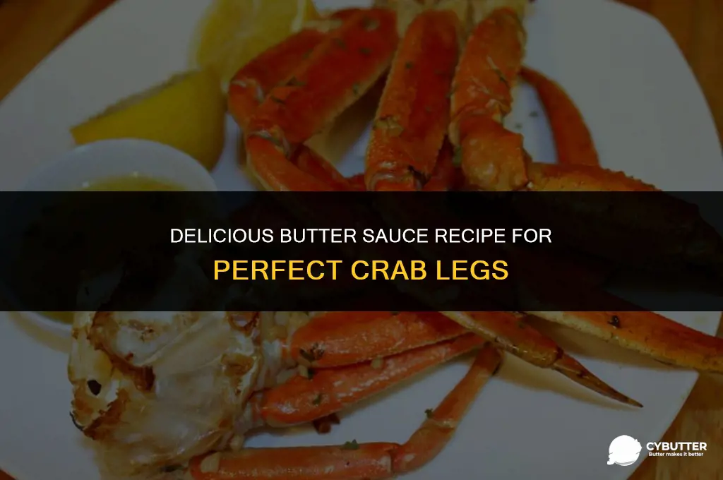 how to make the butter sauce for crab legs