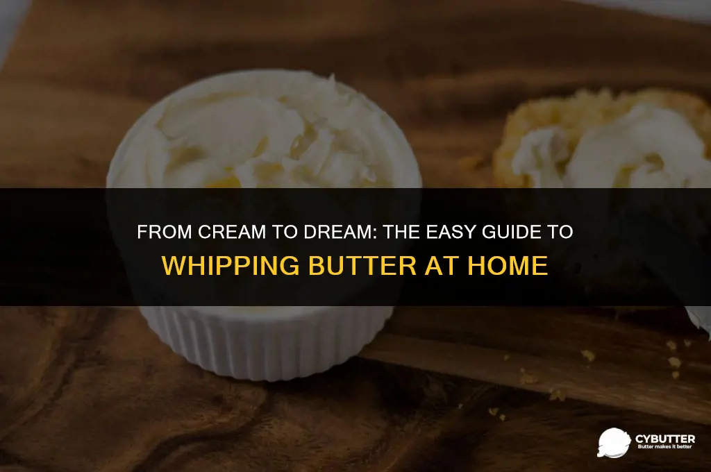 how to make whipped butter from heavy cream
