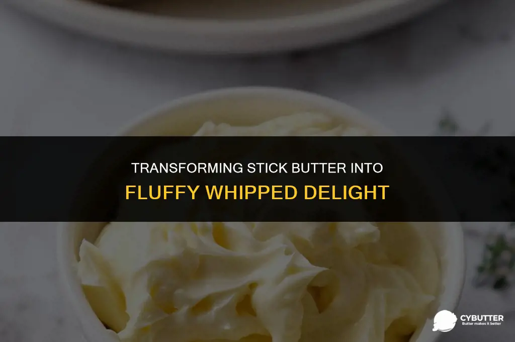 how to make whipped butter from stick butter