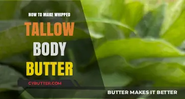 Homemade Whipped Tallow Body Butter: Nourish Your Skin Naturally