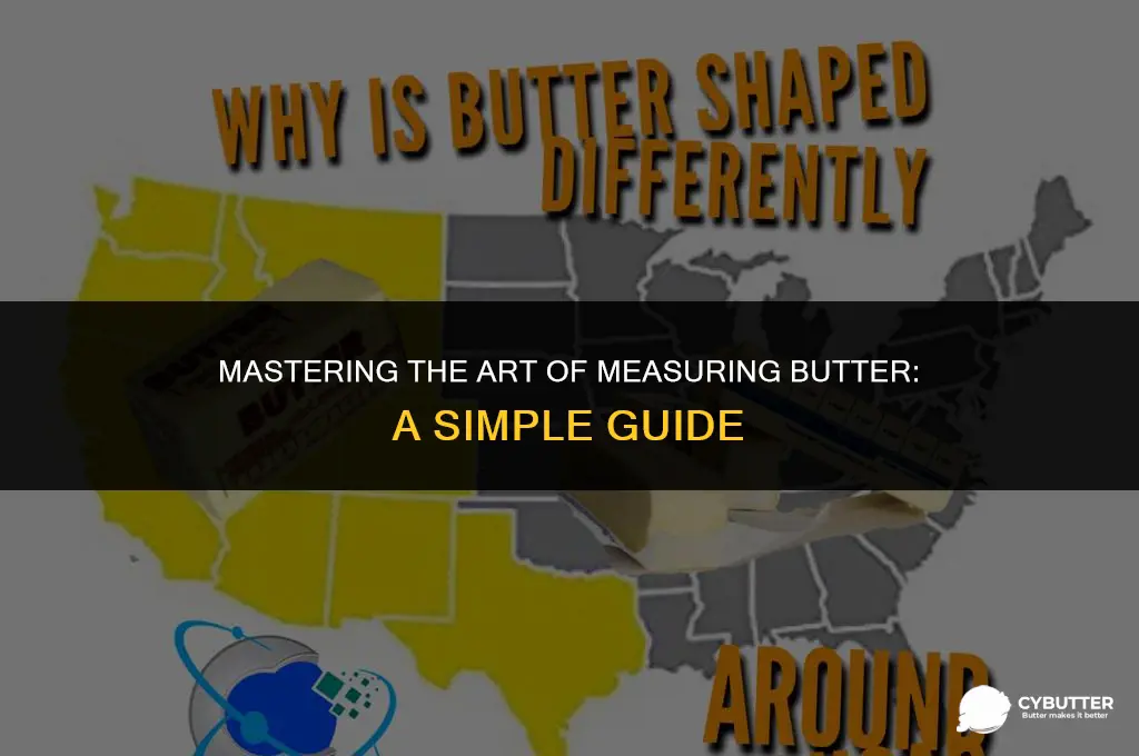 how to measure a stick of butter