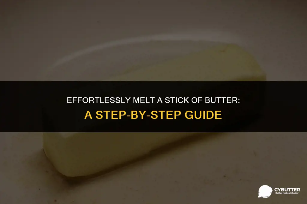 how to melt a stick of butter