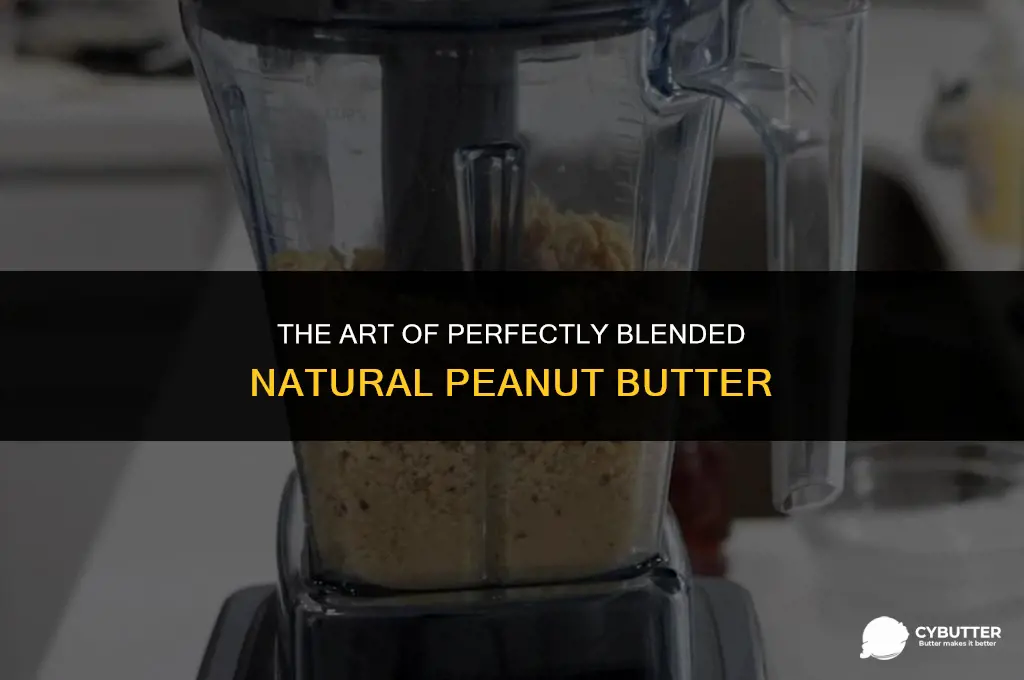 how to mix natural peanut butter