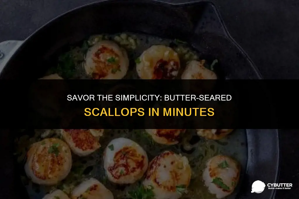 how to pan sear scallops in butter
