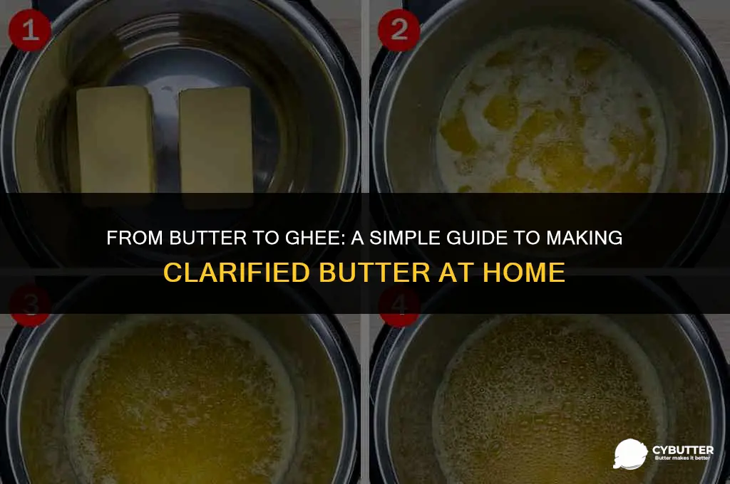 how to prepare ghee from unsalted butter